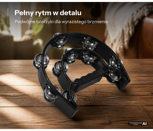 MusicMate Tamburyn MM-T40 ShakeRing - 1588254 - zdjęcie 6